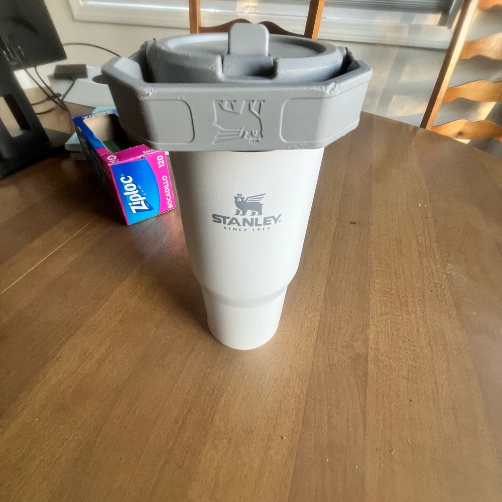stanley 30 ounce classic flip straw tumbler polar